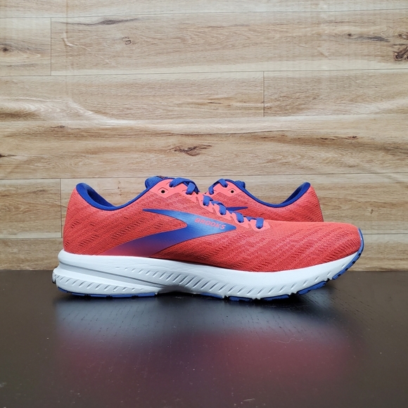 Brooks Launch 7 Orange Blue Running Sneakers Women's Size 10.5 - Picture 3 of 11